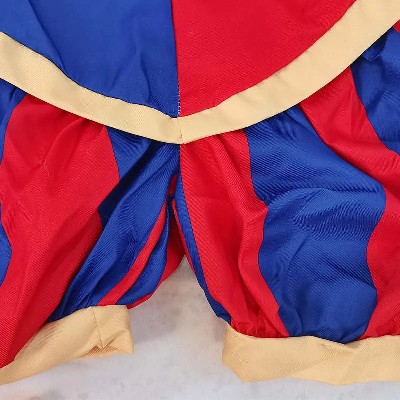 Circus Jester Cosplay Costume Anime Carnival Outfit
