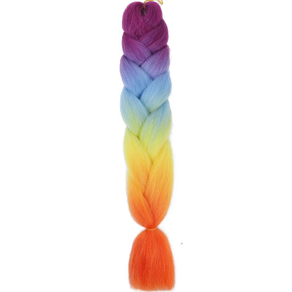 24 Inch Jumbo Braiding Hair Synthetic Afro Ombre Extensions