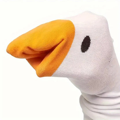 Funny Goose Breathable Women Casual Socks Cute Cartoon