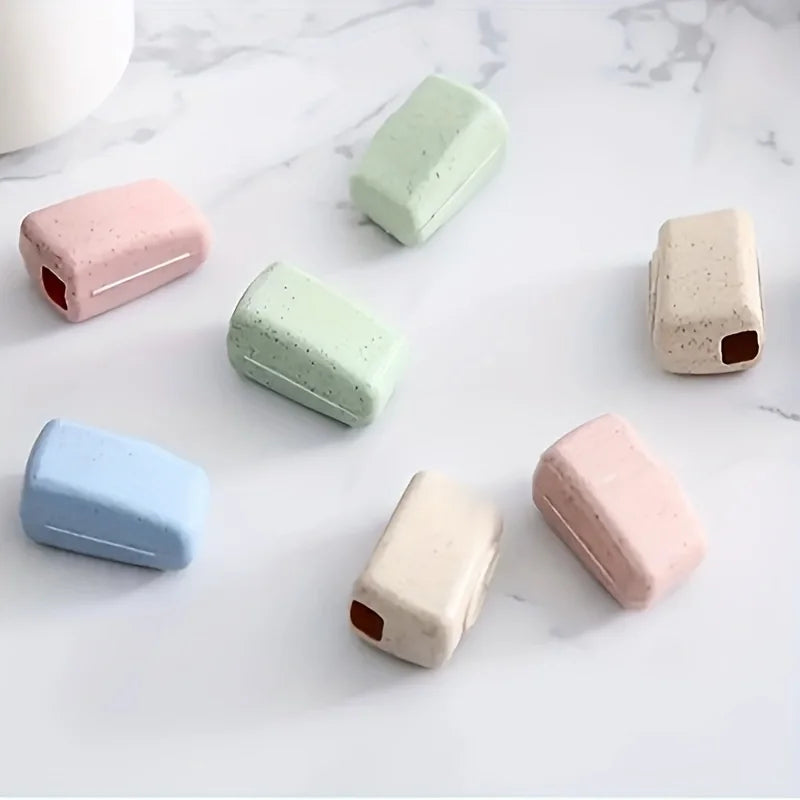 Toothbrush Head Cover Case Travel Portable Caps 4 Pack