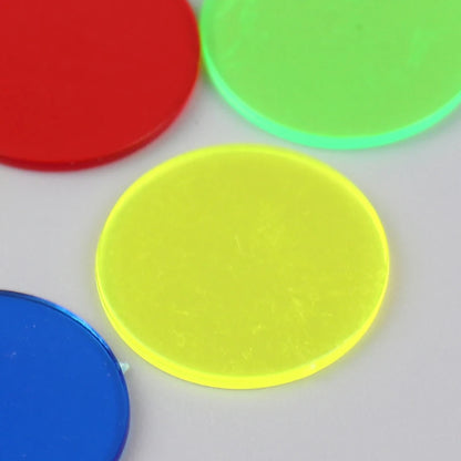 100Pcs Plastic Math Counting Chips Classroom Bingo Tokens