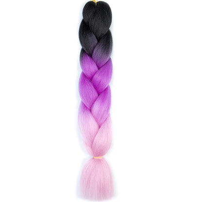 24 Inch Jumbo Braiding Hair Synthetic Afro Ombre Extensions