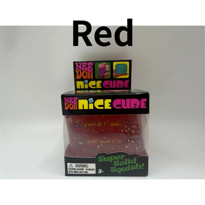 Glow in the Dark Ice Cube Squishy Stress Relief Toy