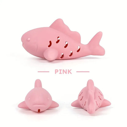 Interactive Silicone Pet Chew Toy Food Hiding Dispenser