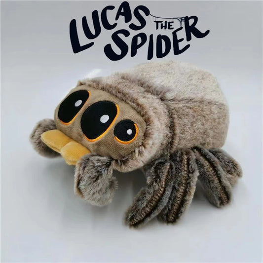 Black Spider Plush Toy Soft Simulated Pillow Doll