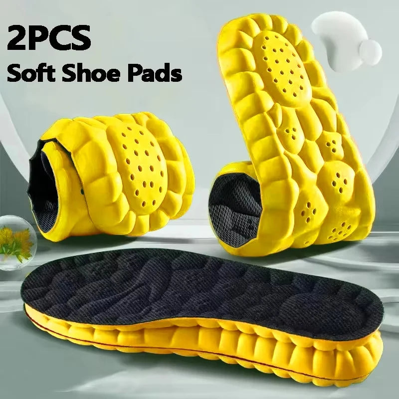 4D Cloud Sports Insoles Orthopedic PU Sole Cushion