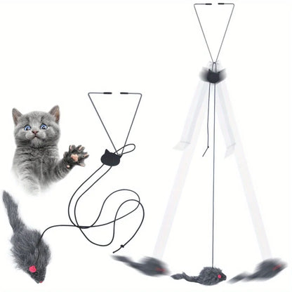Door Hanging Cat Toy Interactive Hanging Kitten Teaser