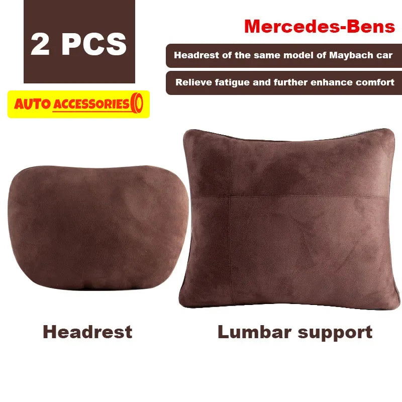 Car Headrest Neck Pillow Soft Driving Seat Cushion