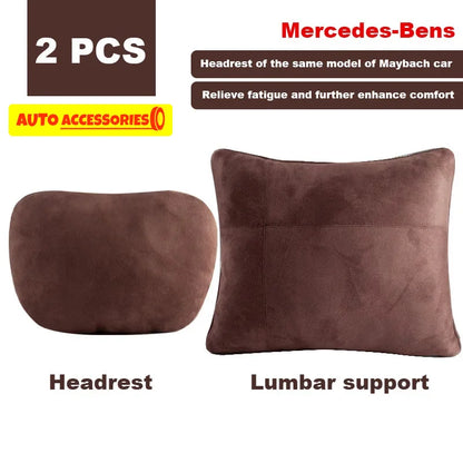 Car Headrest Neck Pillow Soft Driving Seat Cushion