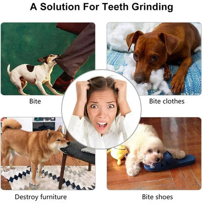 Dog Treat Feeder Ball Rubber Chew Tooth Cleaning Toy