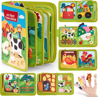 Felt Alphabet Busy Board Interactive Early Education Toy