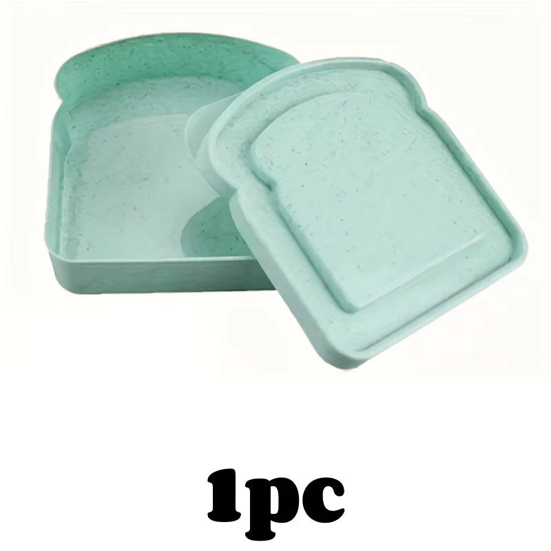 1/3pcs Reusable Bento Sandwich Box Set with Lid Microwave Safe Stackable Container for School Outdoor Picnic Kitchen Organizer
