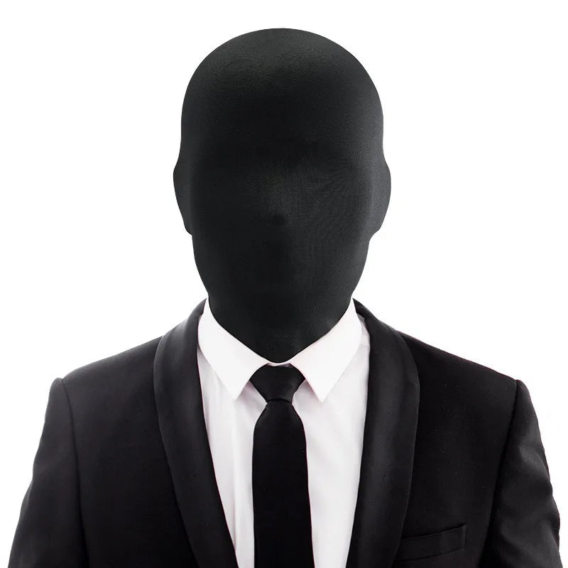 Black Full Face No Hole Cover Hat Women Men   Cs Balaclava Cap Sun Uv Protection Bike Motorcycle Multi-Hole Ski Mask