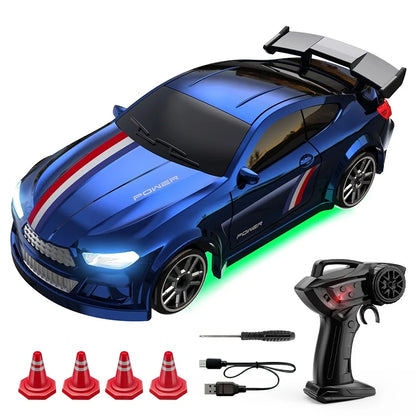 1/64 RC Drift Car: 4WD Desktop Mini Remote Control Racing Toy