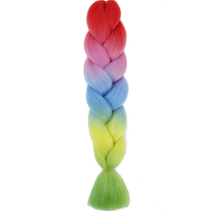 24 Inch Jumbo Braiding Hair Synthetic Afro Ombre Extensions