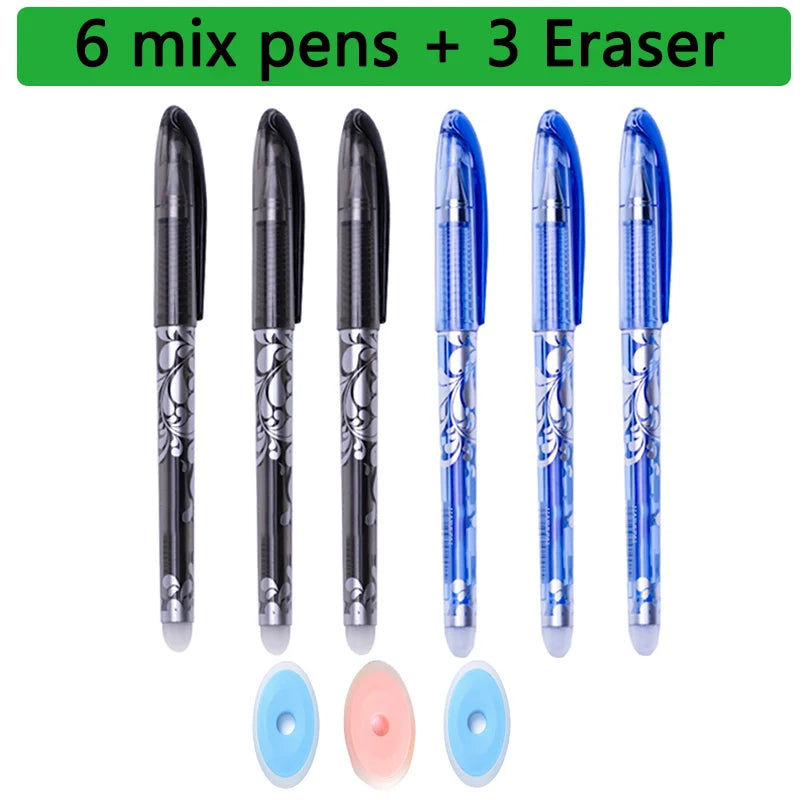 25 Pcs/set Kawaii Erasable pens Gel Pen sketch Writing Stationery for Notebook school supplies pen cute kids pens pencil