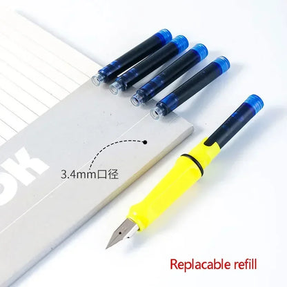 Fountain Pen Replaceable Ink Set Extra Fine Calligraphy Pens 53Pcs