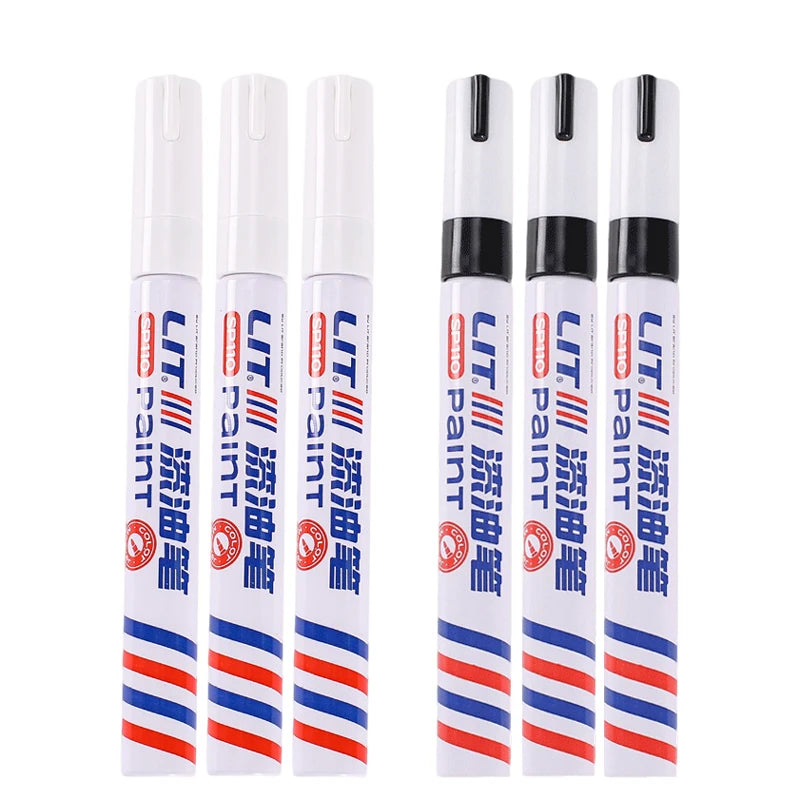Waterproof Permanent Paint Marker Set 3mm Oil Based Pens