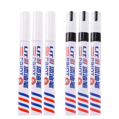 Waterproof Permanent Paint Marker Set 3mm Oil Based Pens