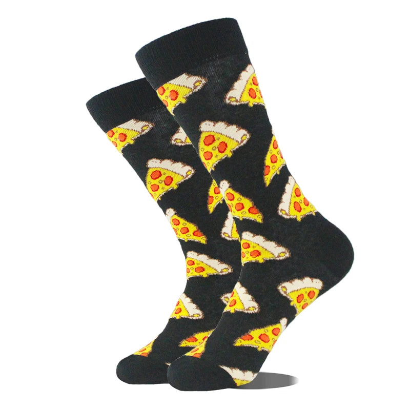 Novelty Dinosaur Crew Skateboard Socks Funny Men