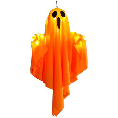 LED Hanging Ghost Light Outdoor Halloween Decor