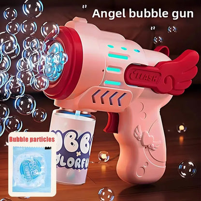Automatic Rocket Bubble Gun Electric Bubble Blower
