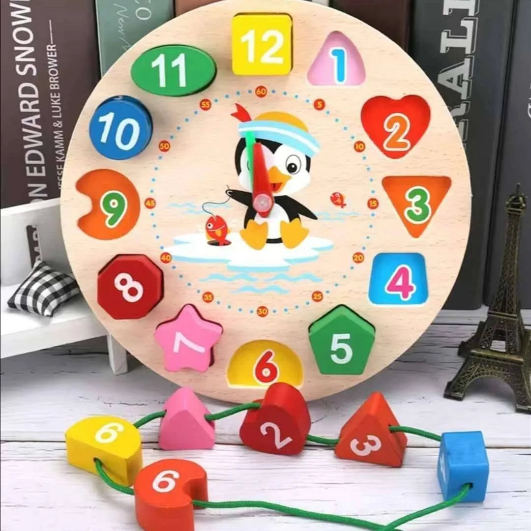 Shape Matching Toy - Montessori Wooden Toys for Children & Toddlers