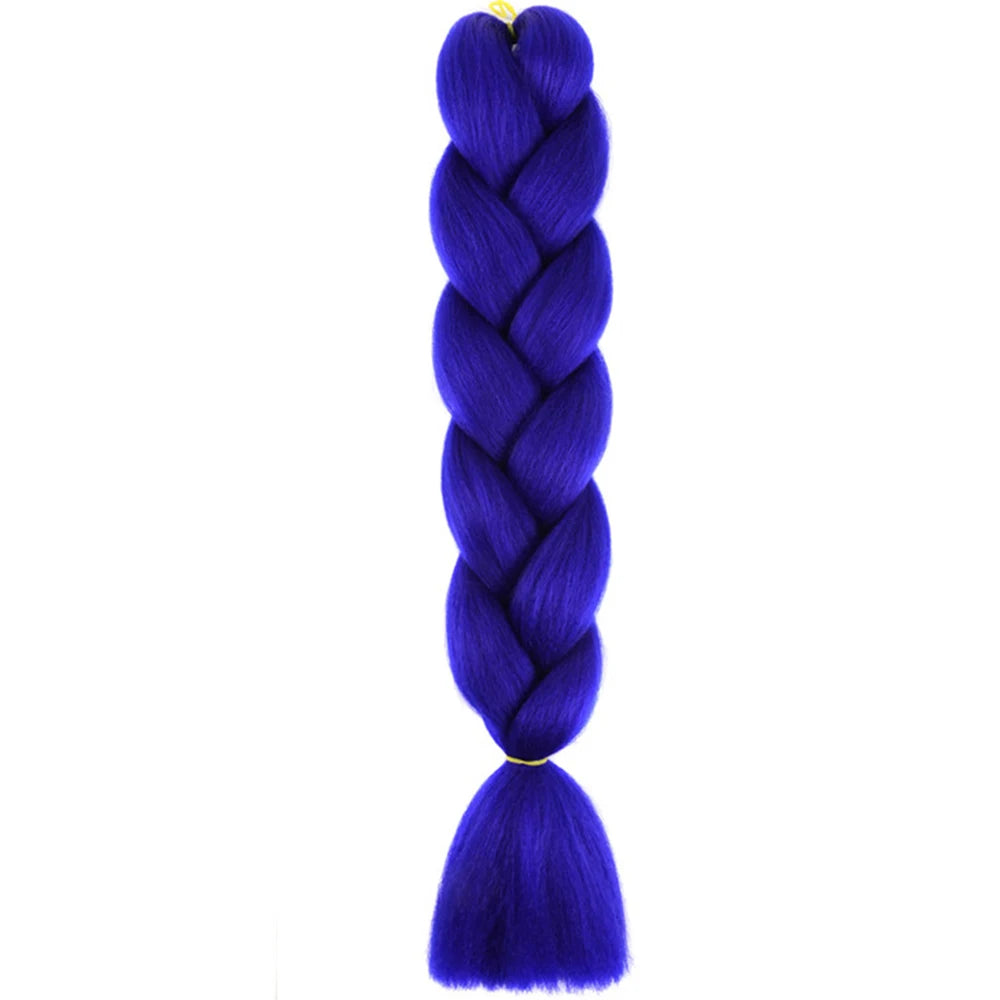 24 Inch Jumbo Braiding Hair Synthetic Afro Ombre Extensions