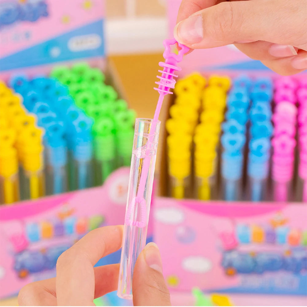 Mini Bubble Tubes Empty Wands Kids Birthday Party Favors
