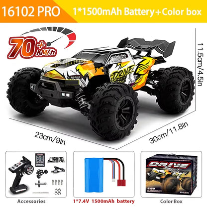 1:16 RC High Speed Off-Road Car 4WD Monster Truck Toy