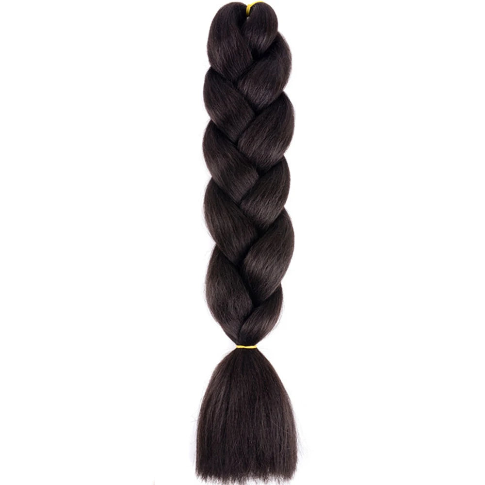 24 Inch Jumbo Braiding Hair Synthetic Afro Ombre Extensions