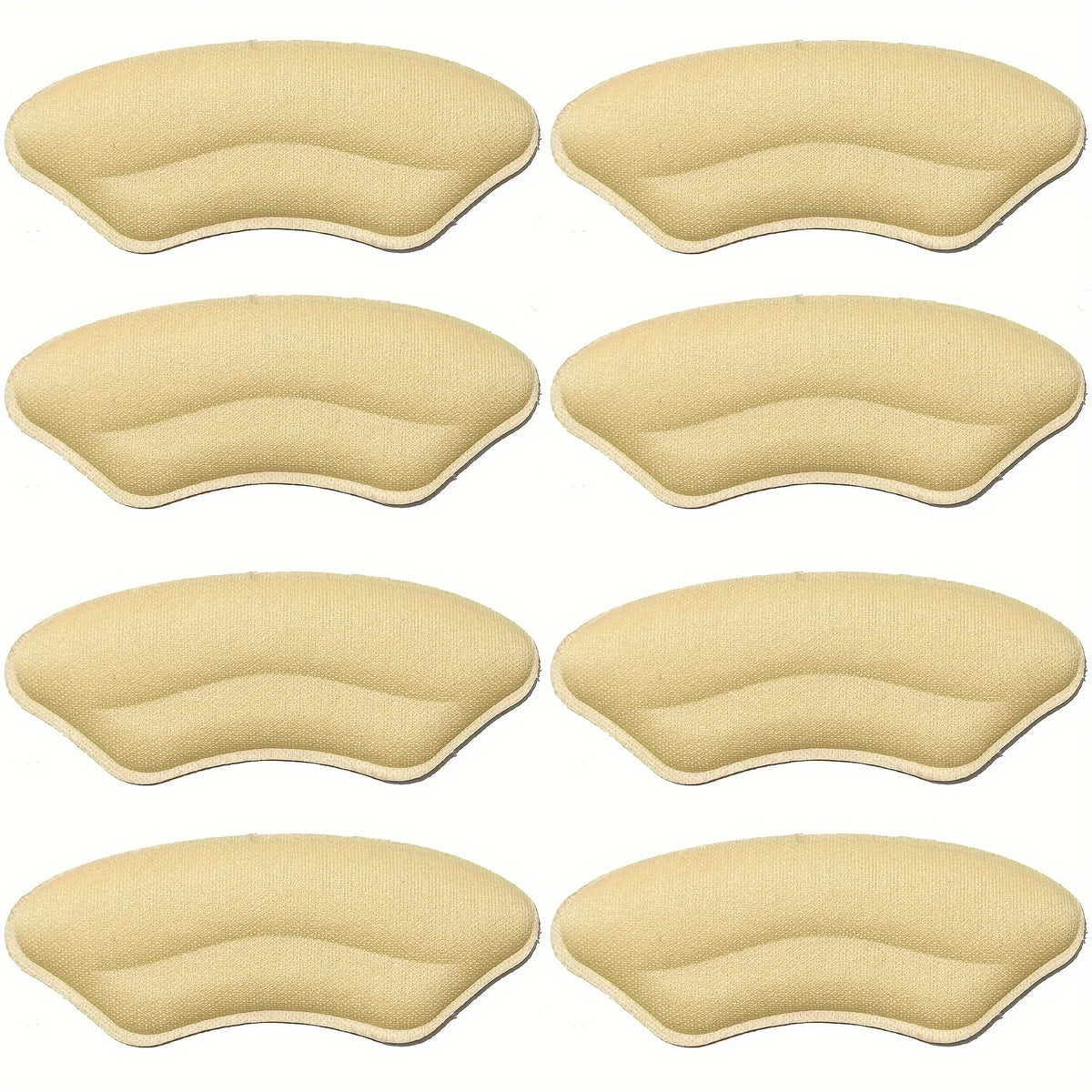 8-Pack Heel Pads for Too Big Shoes Self-Adhesive Heel Protectors Heel Inserts Improve Shoe Fit And Comfort Prevent Heel Slippage