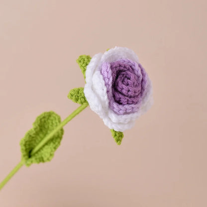Knitting Flower Rose Tulips Daisy Bouquet Crochet Floral