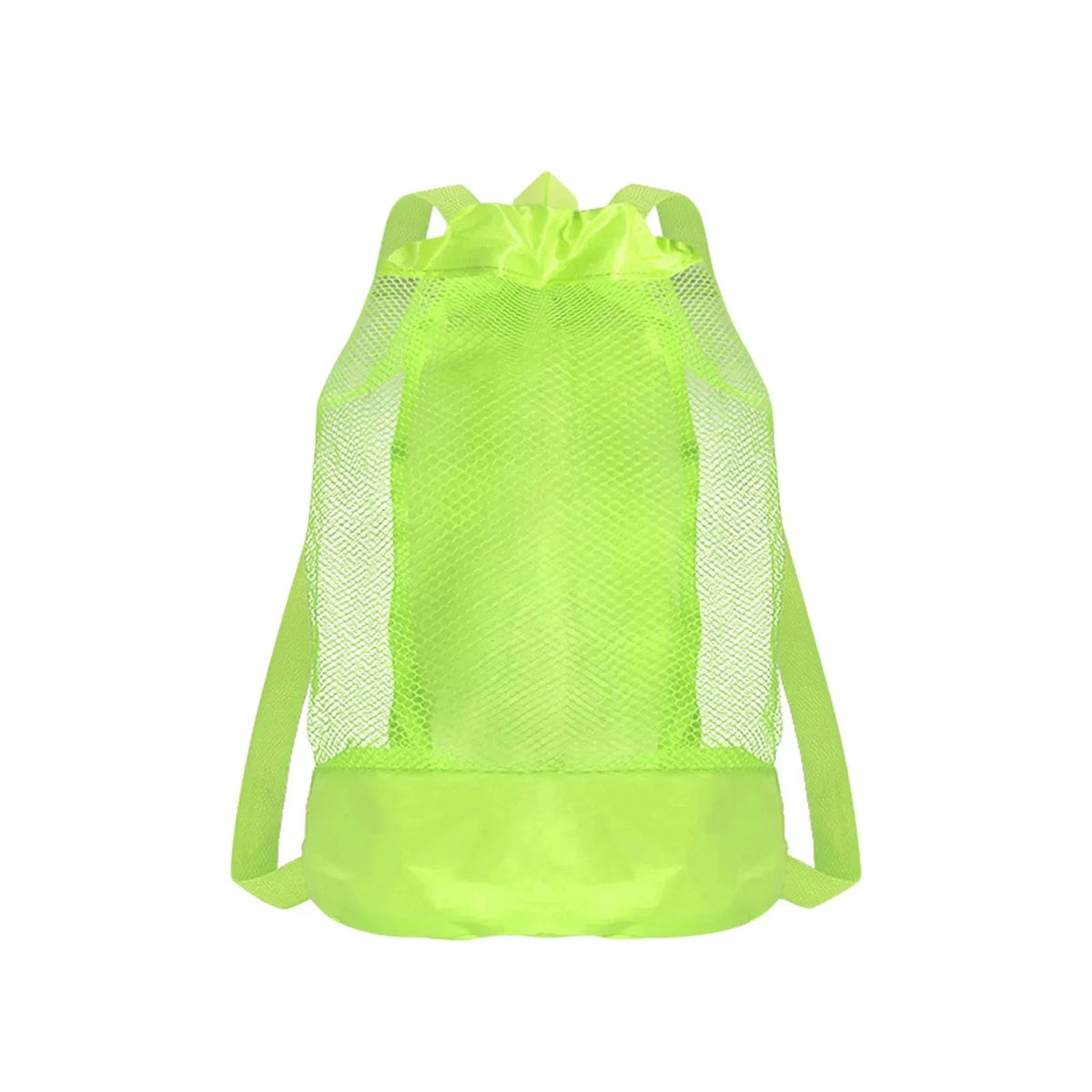 Extra-Large Sand-Resistant Drawstring Beach Backpack - Kids Pool Toys Storage Bag for Shell Collecting, Travel & Fitness