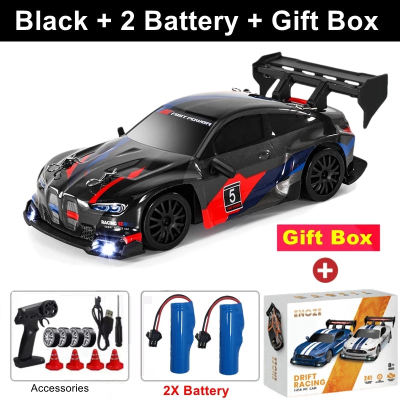 4WD RC Drift Car 1:24 Scale Remote Control Racing