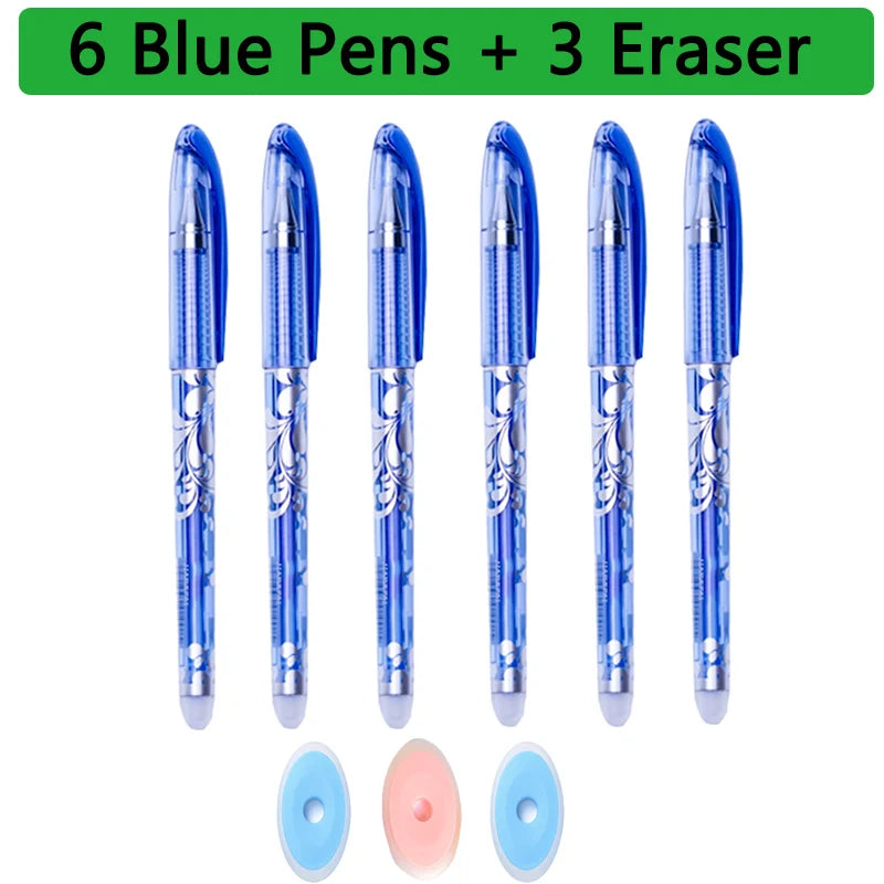 25 Pcs/set Kawaii Erasable pens Gel Pen sketch Writing Stationery for Notebook school supplies pen cute kids pens pencil