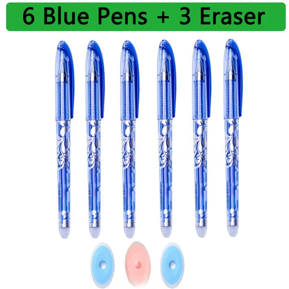 25 Pcs/set Kawaii Erasable pens Gel Pen sketch Writing Stationery for Notebook school supplies pen cute kids pens pencil