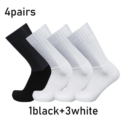 Cycling Silicone Sports Non-Slip Socks Aero Racing