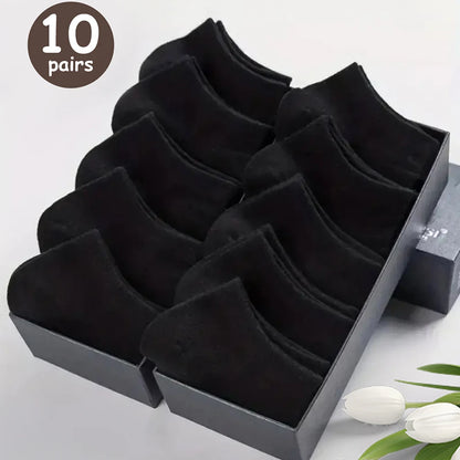 Deodorant Men's Low Cut Ankle Socks Sweat Wicking