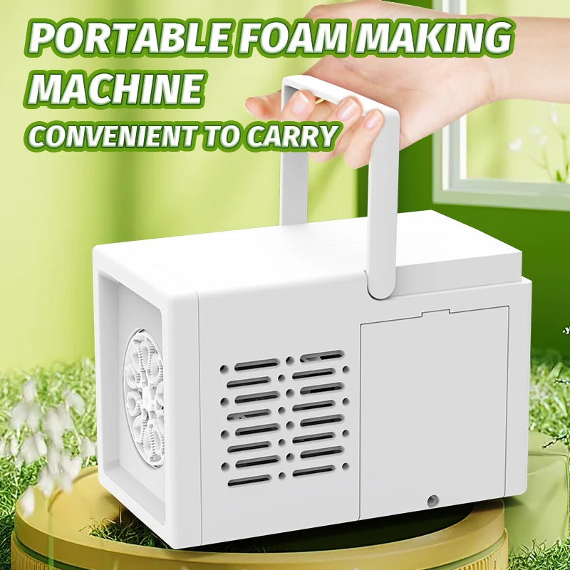 10 Hole Automatic Bubble Gun Electric Handheld Blower