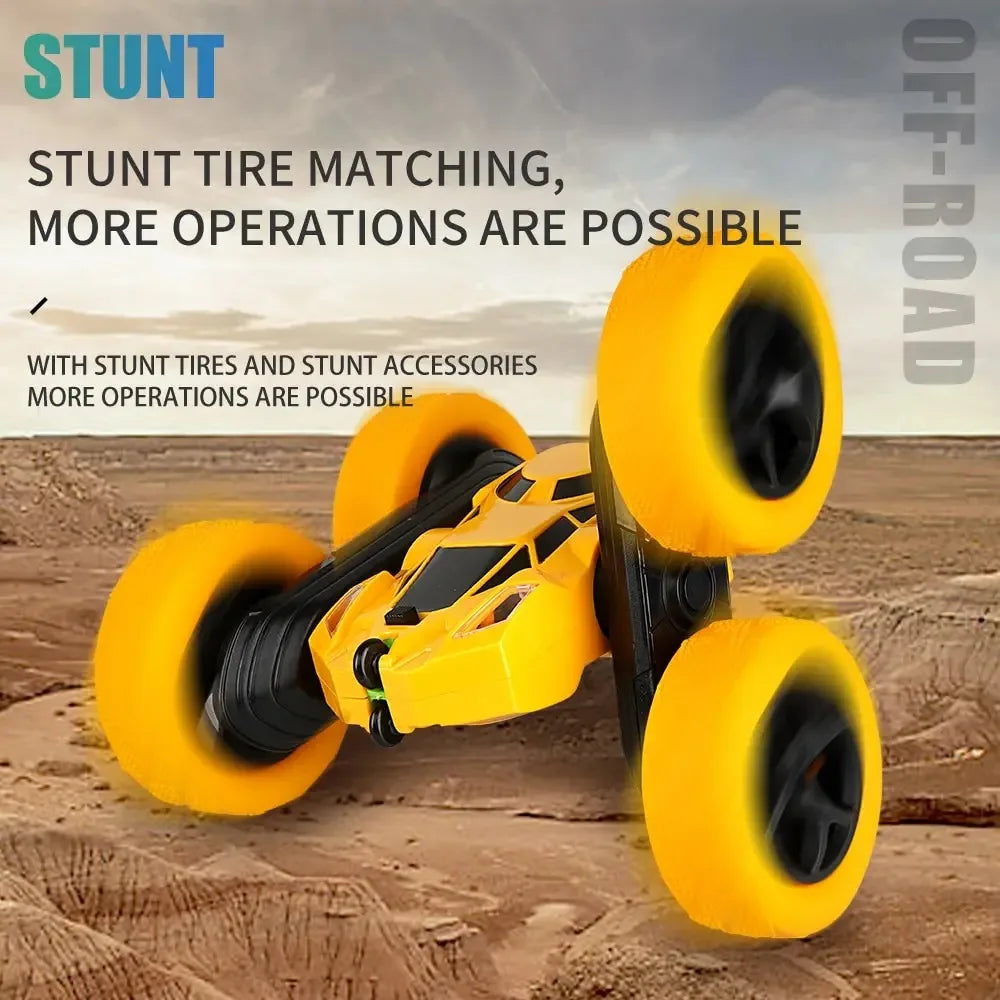 Double Sided RC Stunt Car 360 Degree Rotation Toy