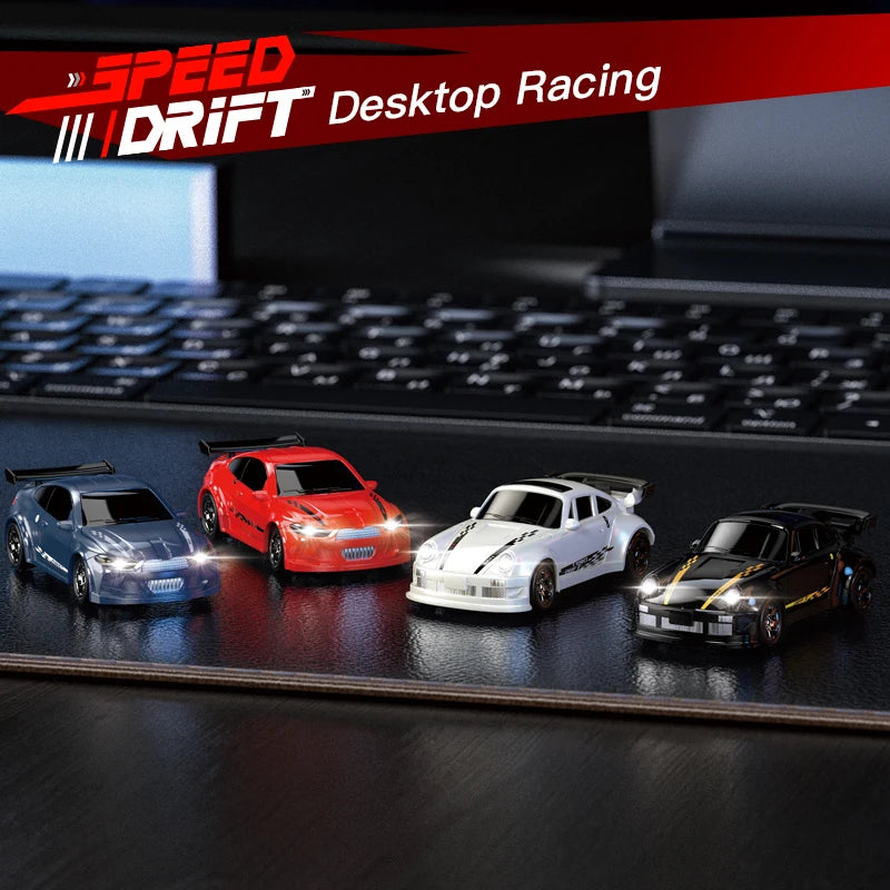 Mini Drift RC Car 1:64 Proportional Remote Control Racing