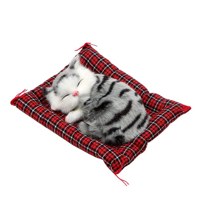Simulation Sleeping Cat Dashboard Decoration Plush Ornament