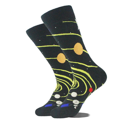 Novelty Dinosaur Crew Skateboard Socks Funny Men