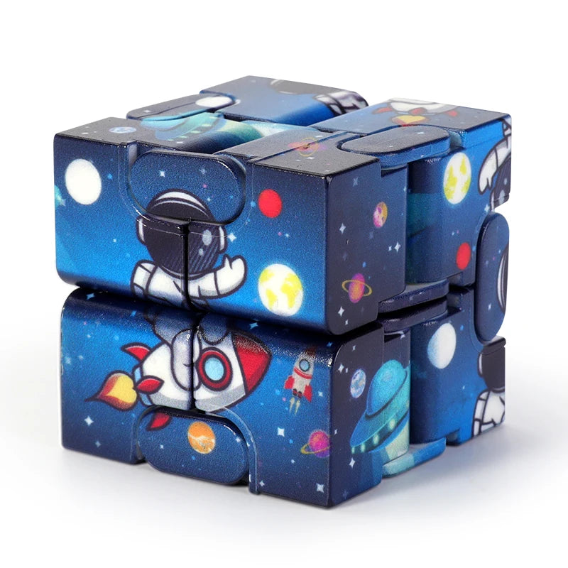Colorful Infinity Cube Fidget Toy Starry Sky Stress Reliever