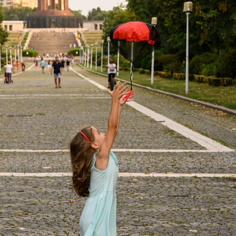 Tangle Free Parachute Toy Outdoor Flying Launch Game