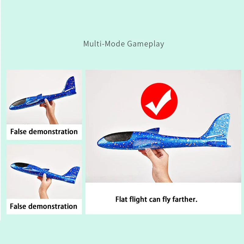 Large EPP Foam Glider Airplane Toy Hand Throwing Stunt Plane