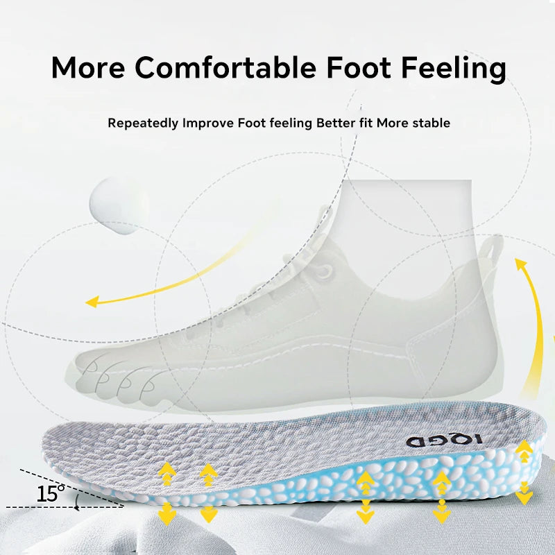 Invisible Height Increase Insoles Memory Foam Cushion