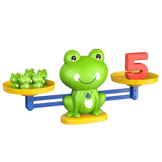 Frog Math Balance Scale: Early Math Learning Toy for Addition & Subtraction