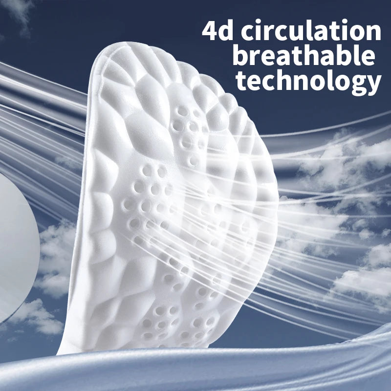 4D Cloud Technology Sports Insoles Orthopedic Arch Cushion